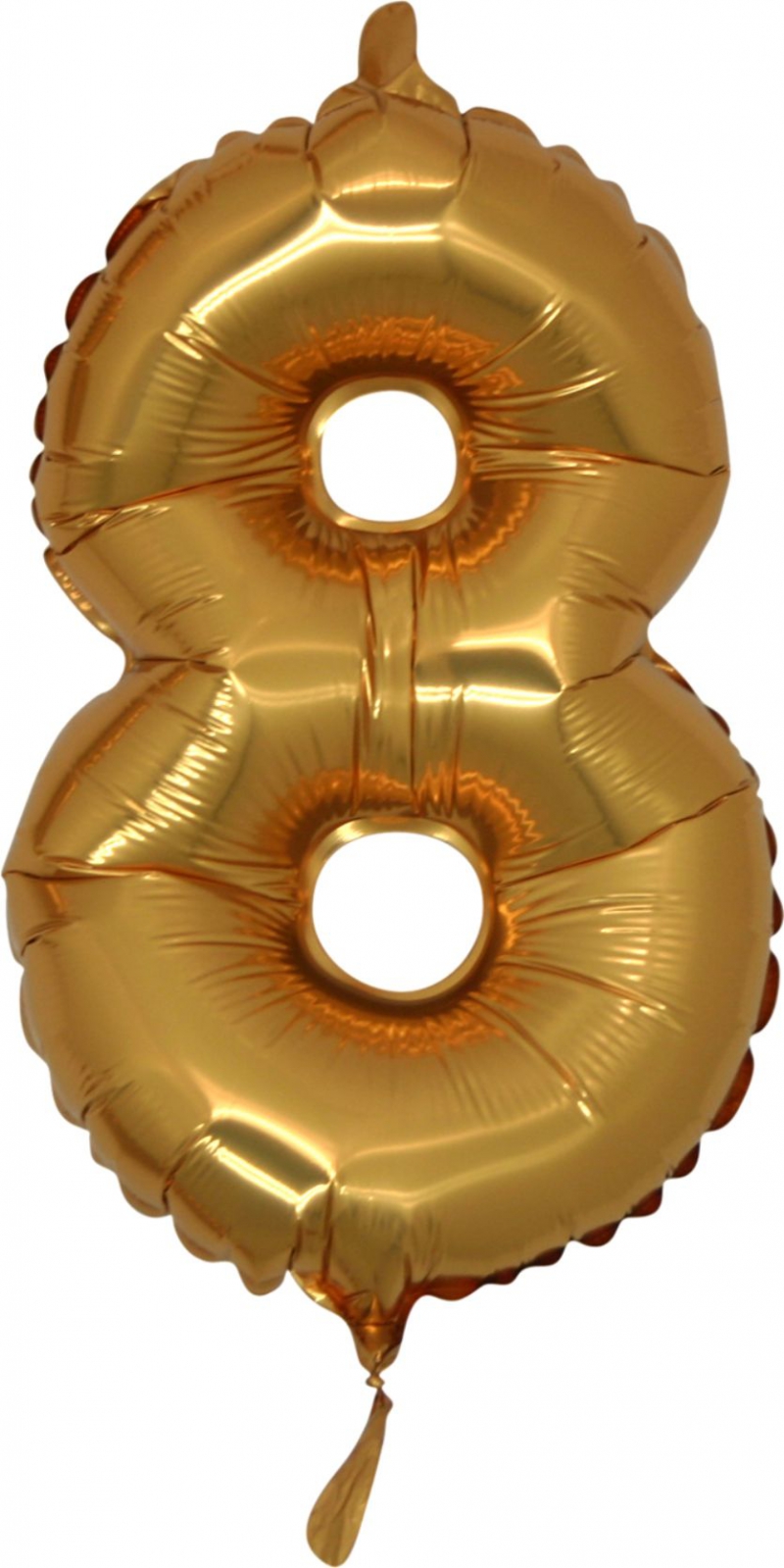 Sekiz rakam altn gold folyo thal kaliteli 14 inc 38 cm folyo balon